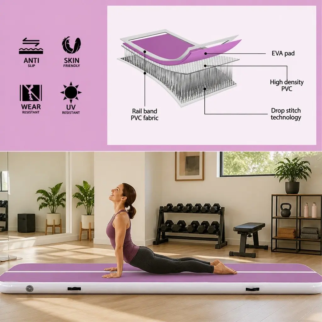 4M Inflatable Gymnastics Air Track Mat