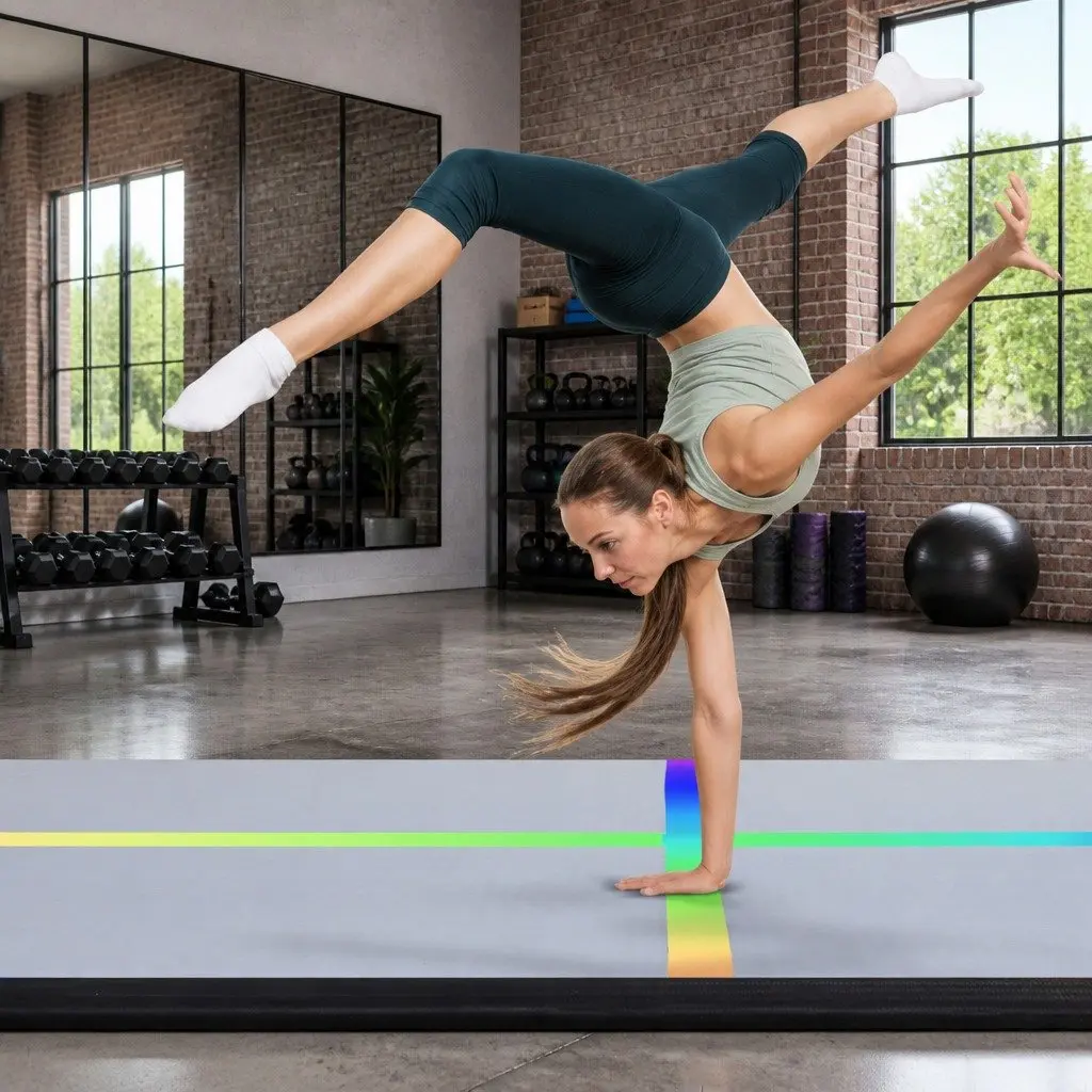 Air Track Mat for Gymnastics Cheerleading Yoga 4M Inflatable Exercise Training