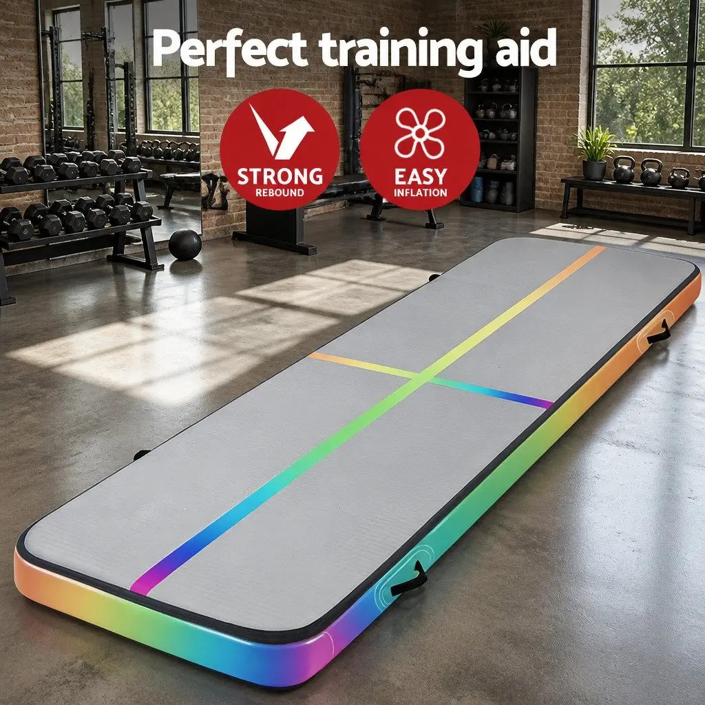 Air Track Mat for Gymnastics Cheerleading Yoga 4M Inflatable Exercise Training