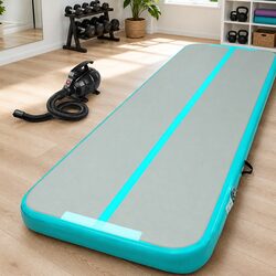 Inflatable Air Track Mat 5M Gymnastics Tumbling Training Exercise Fitness Green
