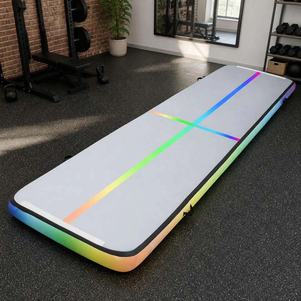 Air Track Inflatable Tumbling Mat 5M Gymnastics Yoga Exercise Fitness Training