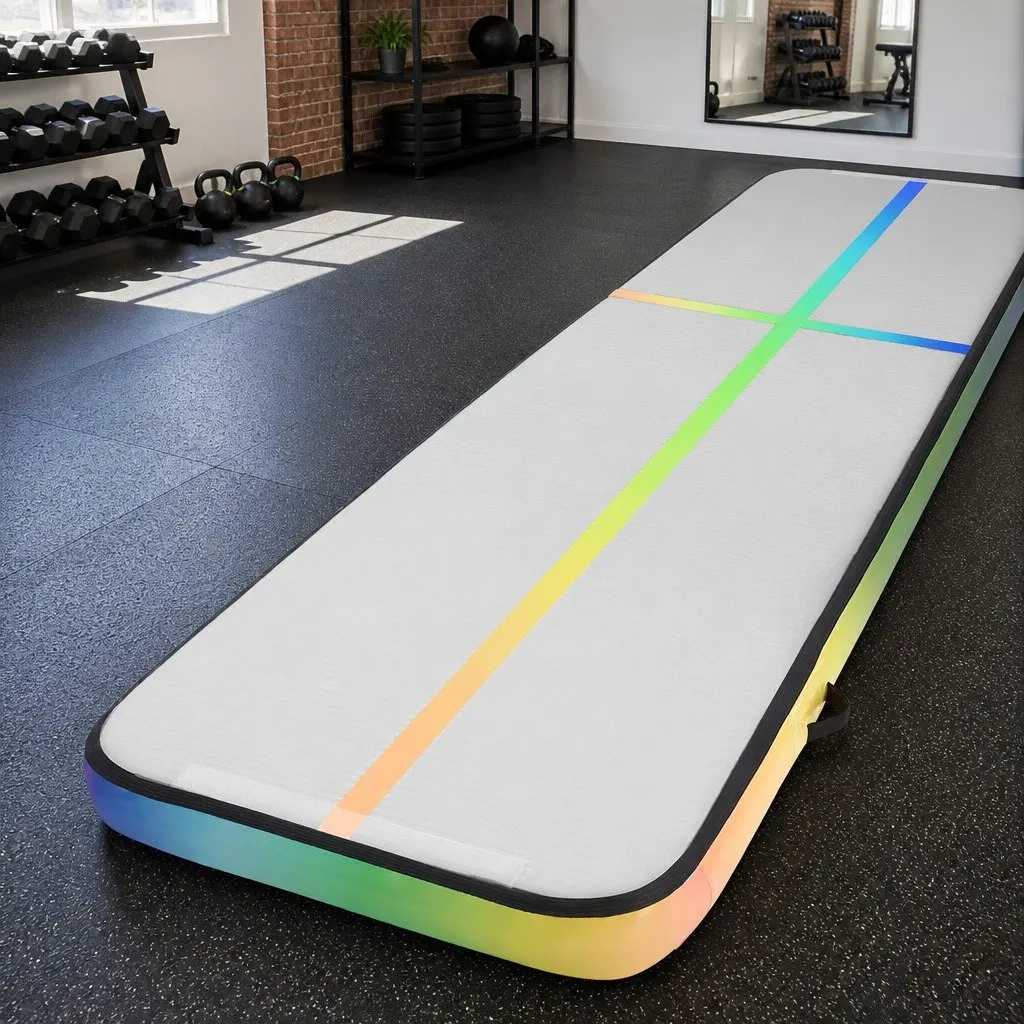Air Track Inflatable Tumbling Mat 5M Gymnastics Yoga Exercise Fitness Training