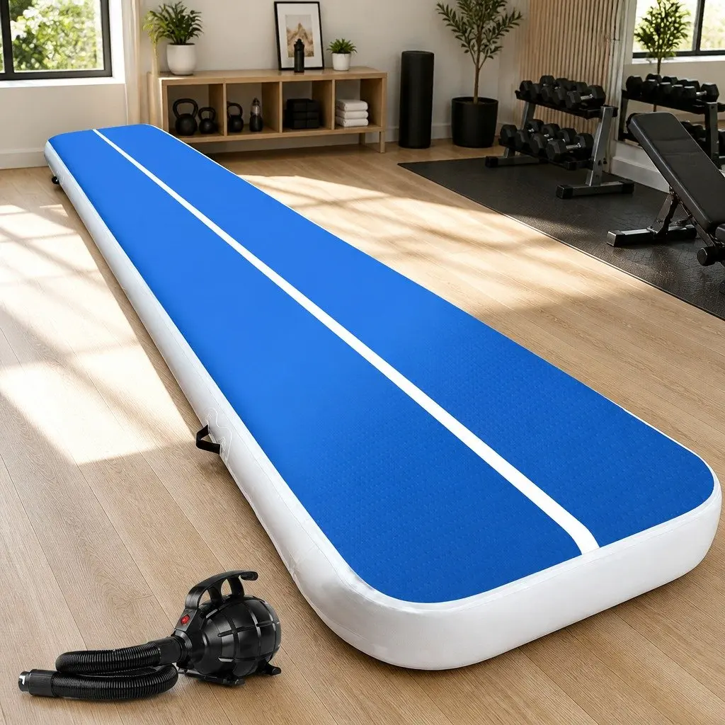 Inflatable Air Track Mat for Gymnastics Training 5M x 1M 20cm Thick