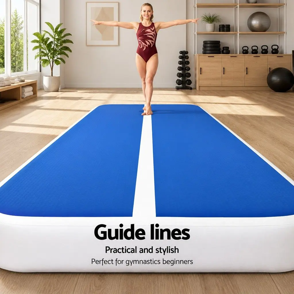 Inflatable Air Track Mat for Gymnastics Yoga Training 6M x 1M