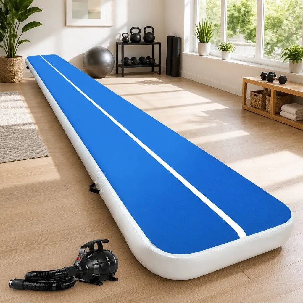 Inflatable Air Track Mat for Gymnastics Yoga Training 6M x 1M