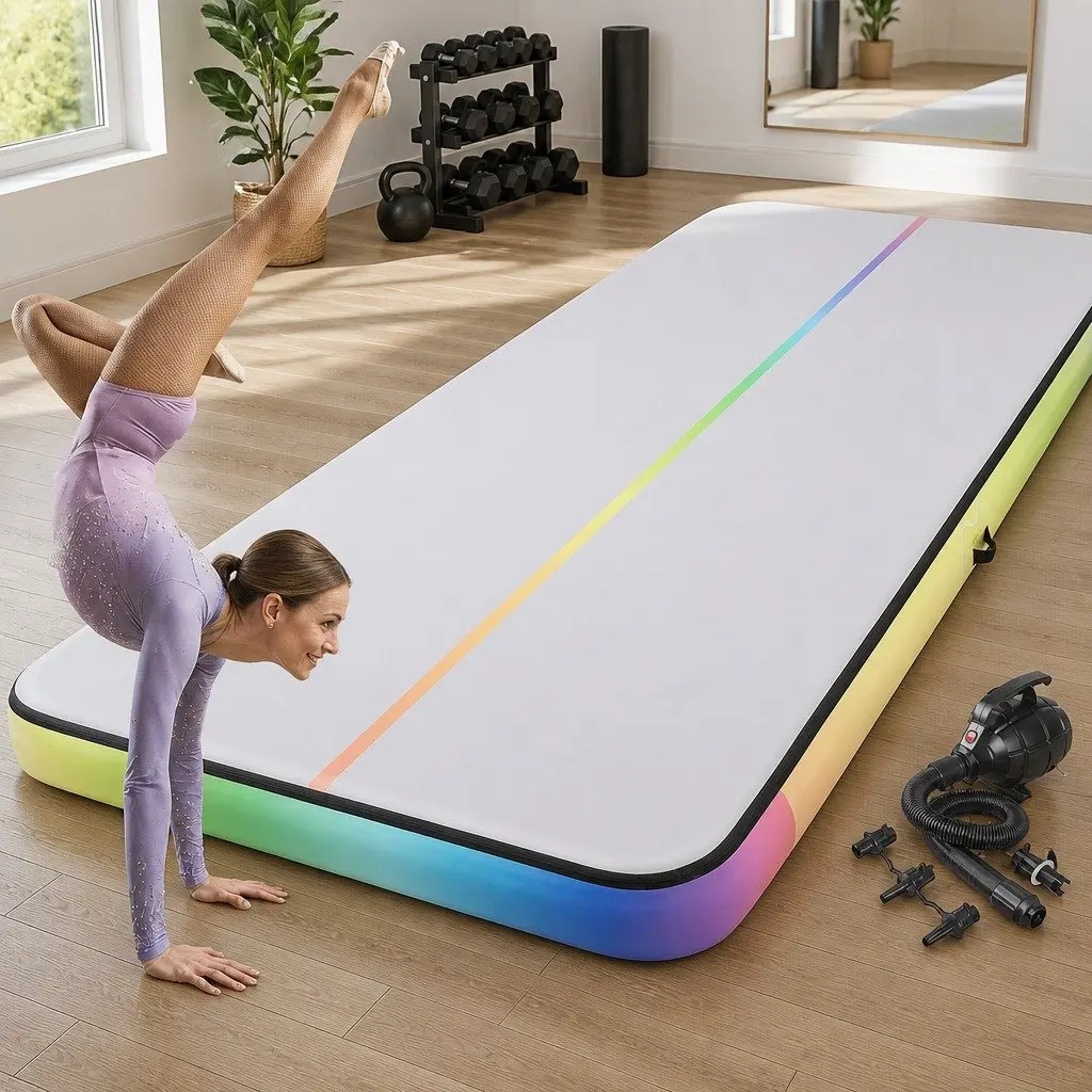 Air Track Mat Gymnastics Training 6M Inflatable Exercise for Tumbling and Jumping