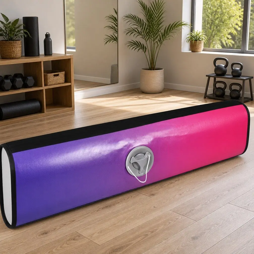 Air Track Mat Gymnastics Tumbling Training 6M Multicolour