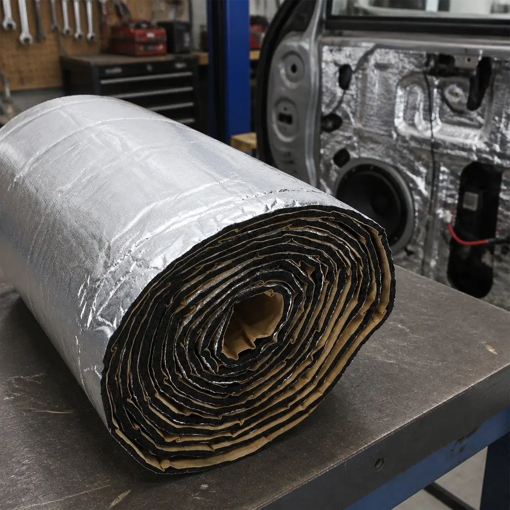 Sound Deadener Foam Roll 60% Thicker Heat Insulation Automotive Interior Noise