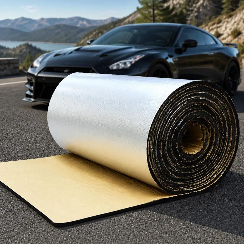 Sound Deadener Foam Roll 60% Thicker Heat Insulation Automotive Interior Noise