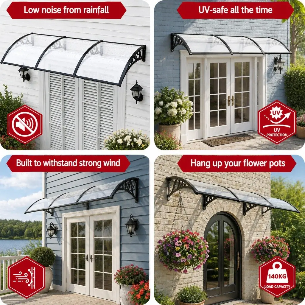 0.8m x 3m Window Door Awning