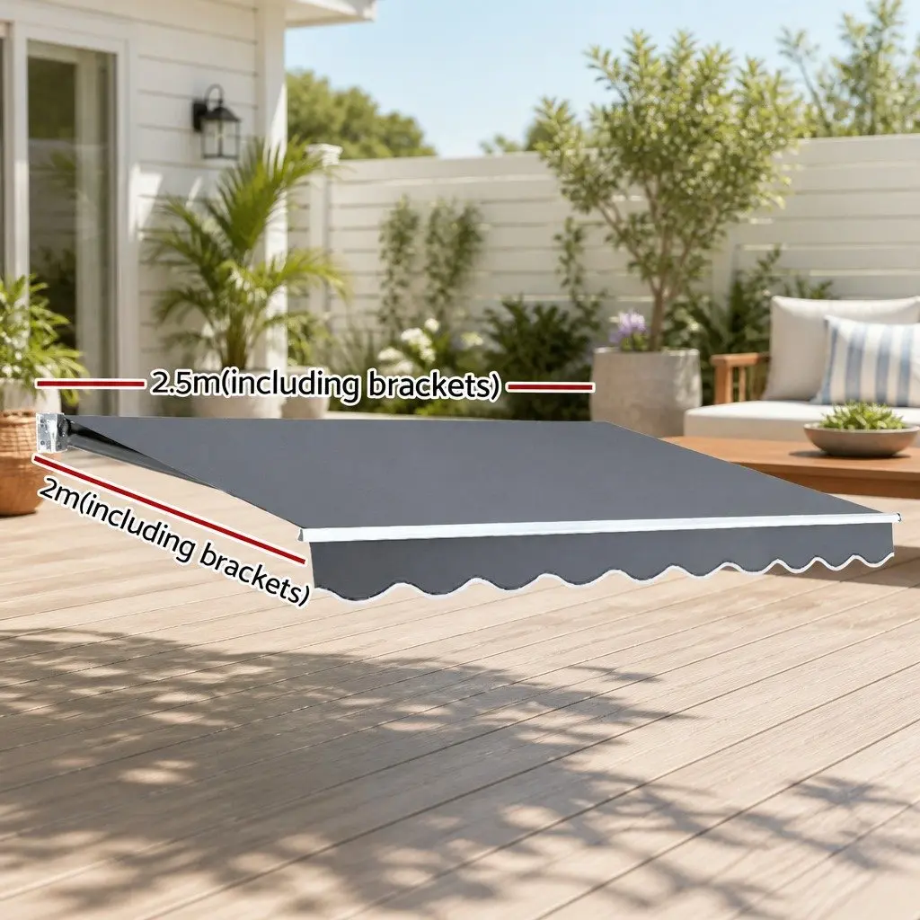 Folding Arm Awning 2.5m x 2m