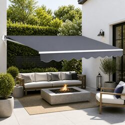 Specifications of the 3m x 2.5m Manual Folding Arm Awning