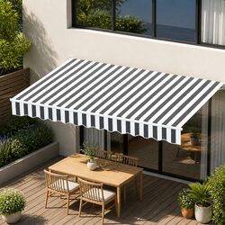 Specifications of 3m x 2.5m Folding Arm Awning