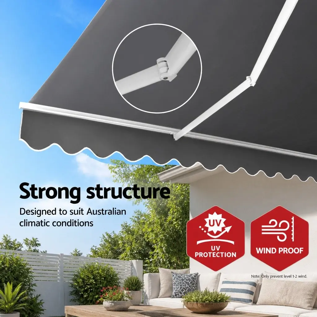 Motorised Folding Arm Awning 3m x 2.5m