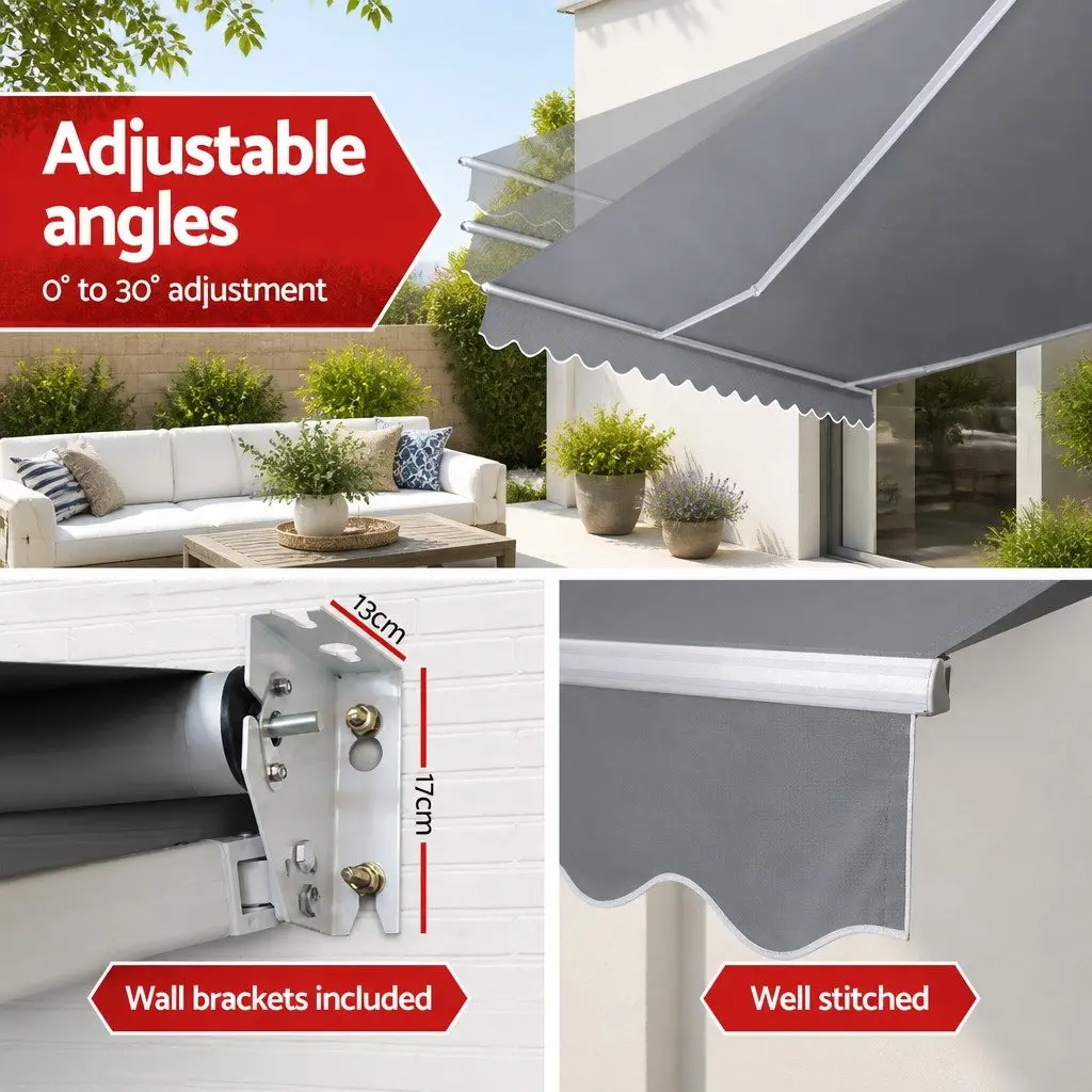 Motorised Folding Arm Awning 3m x 2.5m