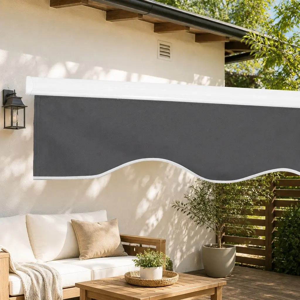 4m x 3m Motorised Folding Arm Awning