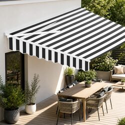 Specifications of Grey 4M x 3M Motorised Folding Awning