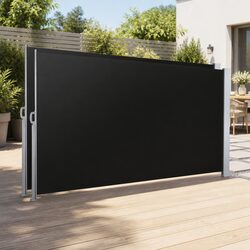 Retractable Side Awning 2X3M Black Twin Pack - Specs Inside
