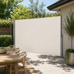 Retractable Side Awning Specs: 2m x 3m Cream Shade