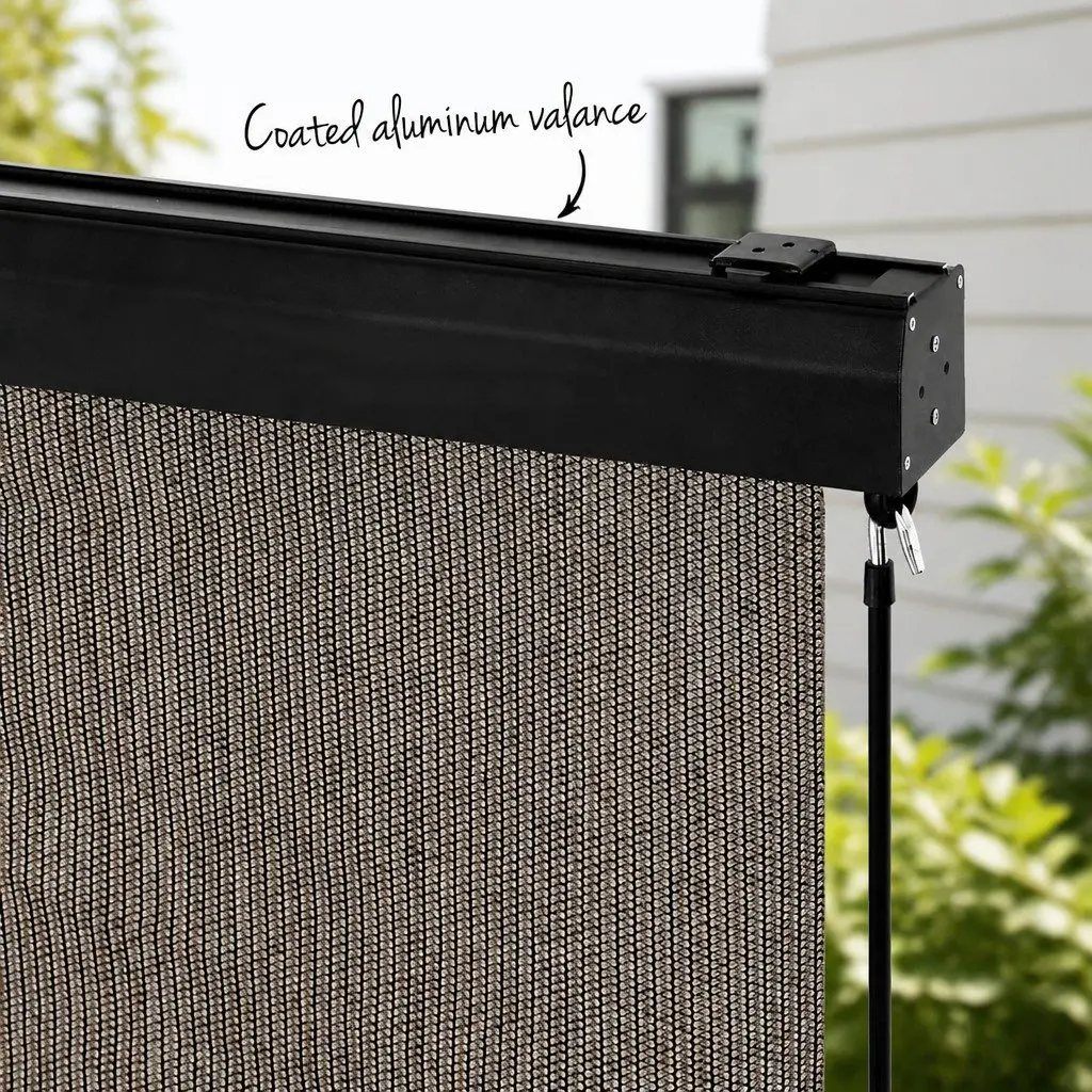 Outdoor Retractable Awning Roll Down Blind 3M x 2.5M Hand Crank Patio Shade
