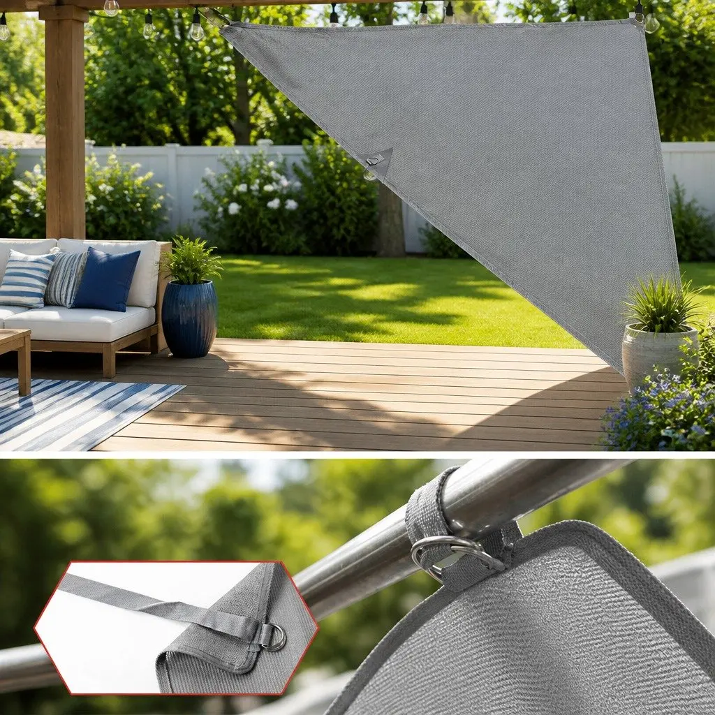 Caravan End Screen Awning Privacy Shade 1.95 x 2.2M
