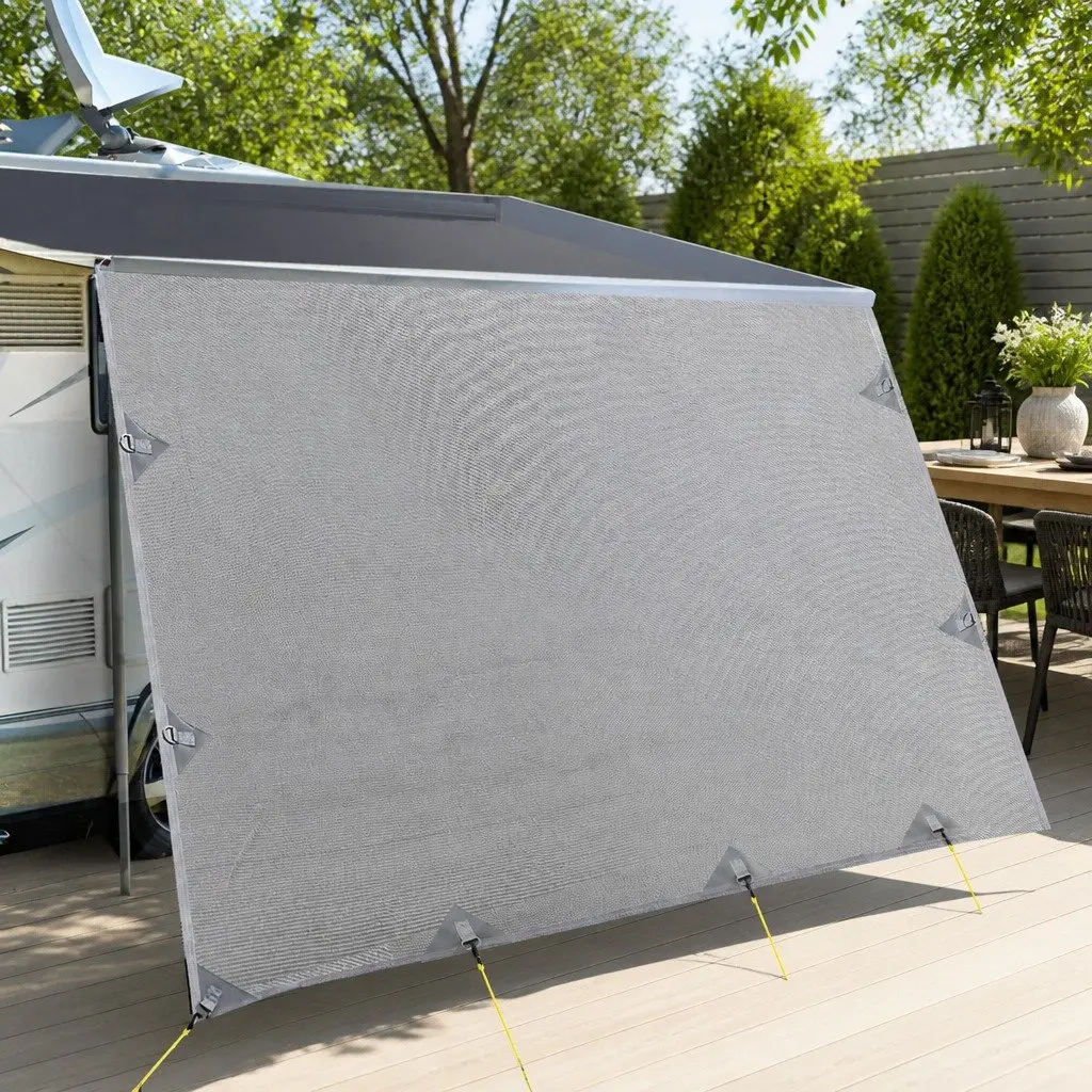 Caravan Privacy Screen End Wall 4.9 x 1.95M