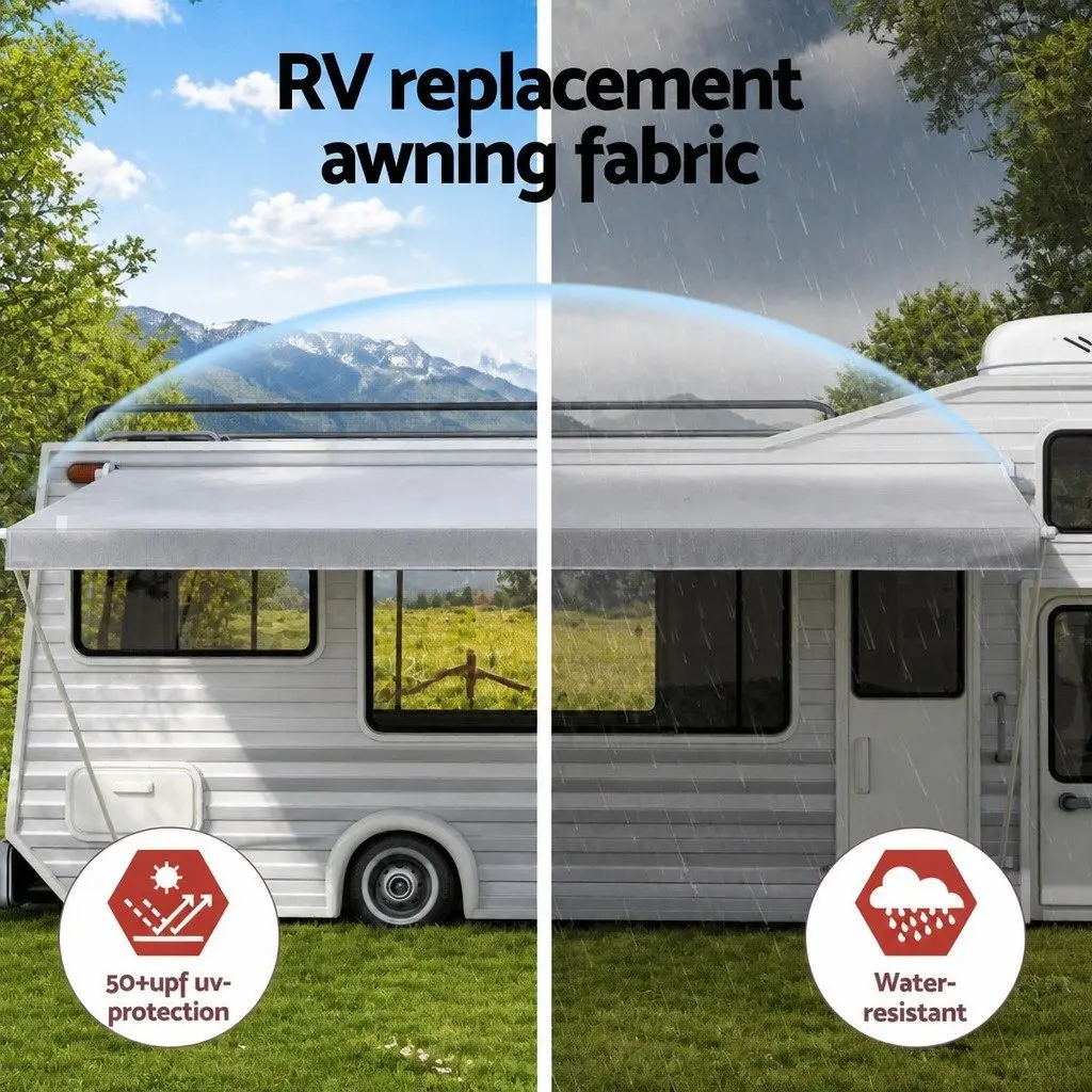 13ft Caravan Awning Replacement Fabric