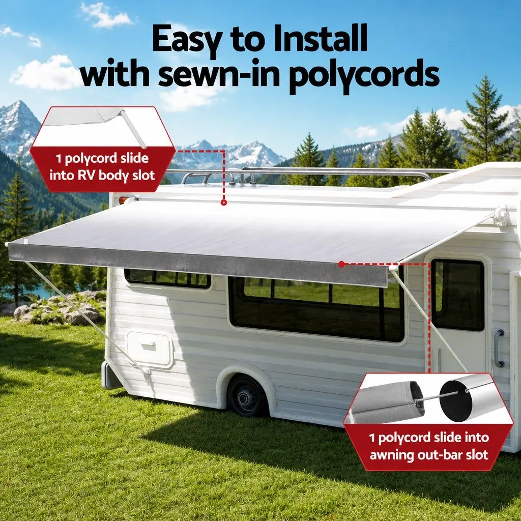 13ft Caravan Awning Replacement Fabric