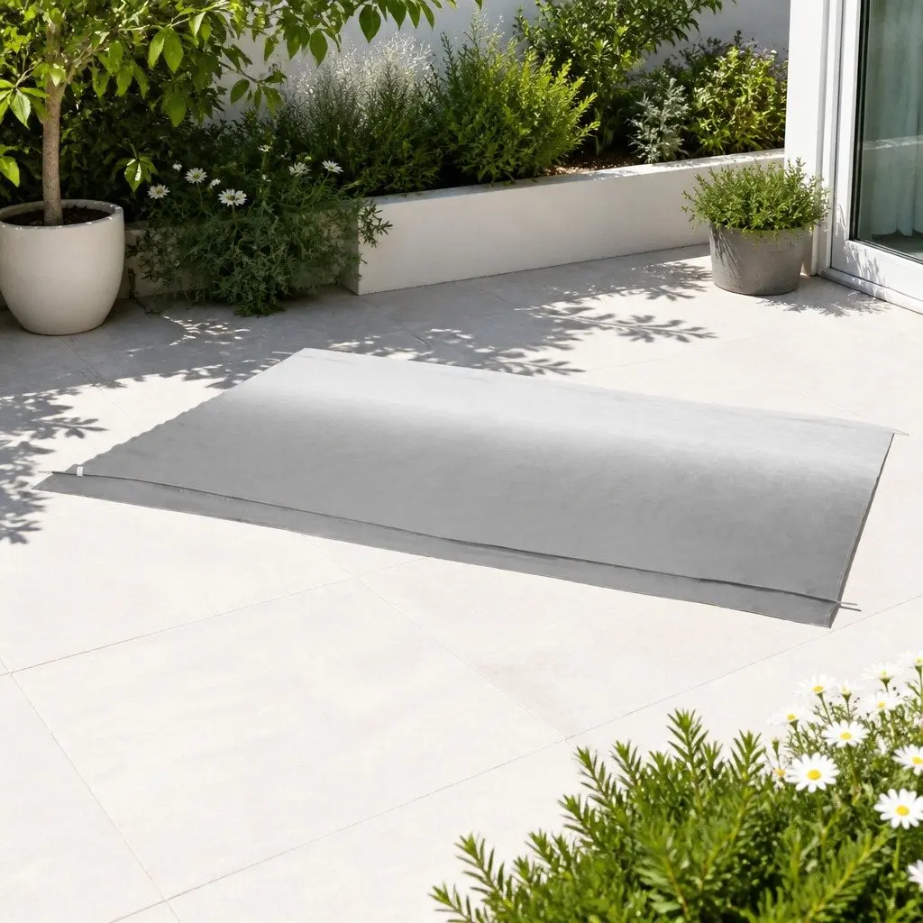Awning Fabric Replacement for RVs and Caravans 18ft Grey 5.2M x 2.4M
