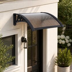 Window Door Awning Canopy Outdoor Patio Shade 0.6m x 0.6m UV Rain Protection