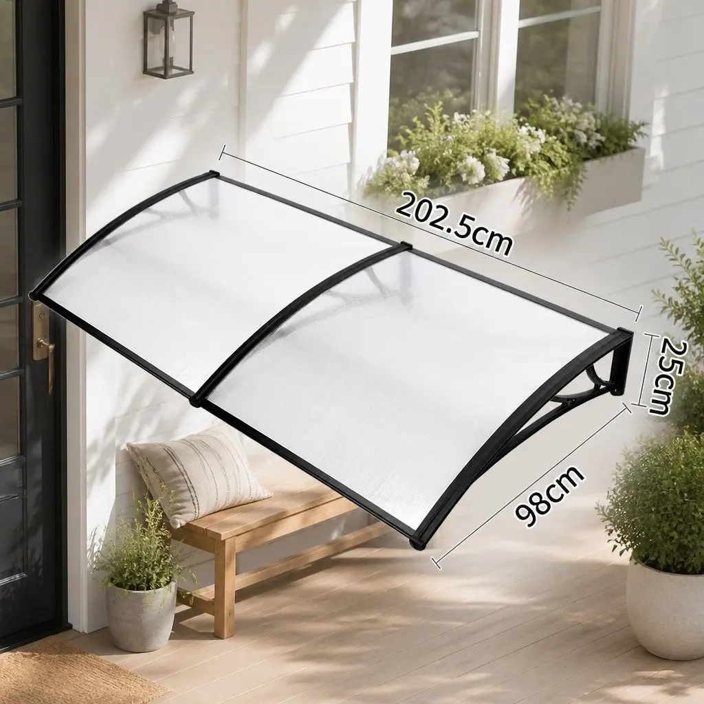 1m x 2m Polycarbonate Awning Canopy