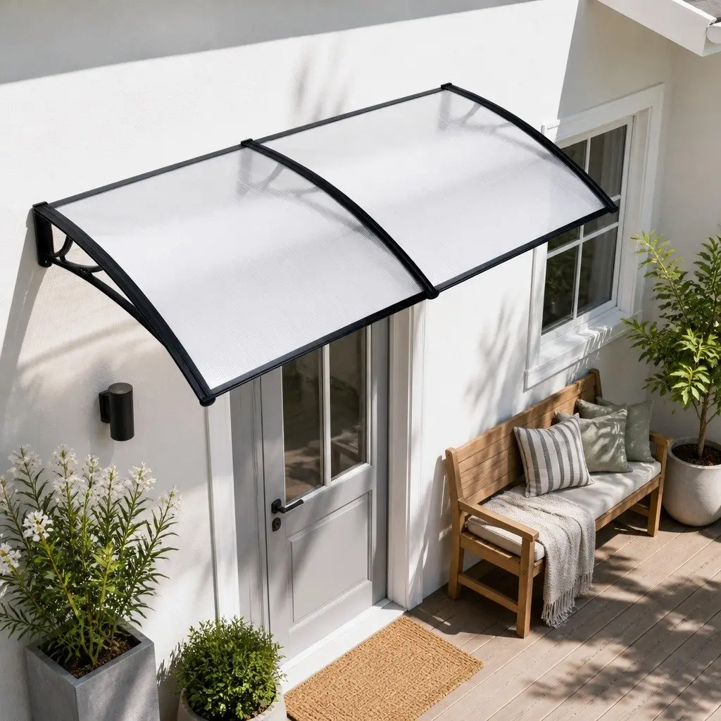 1m x 2m Polycarbonate Awning Canopy
