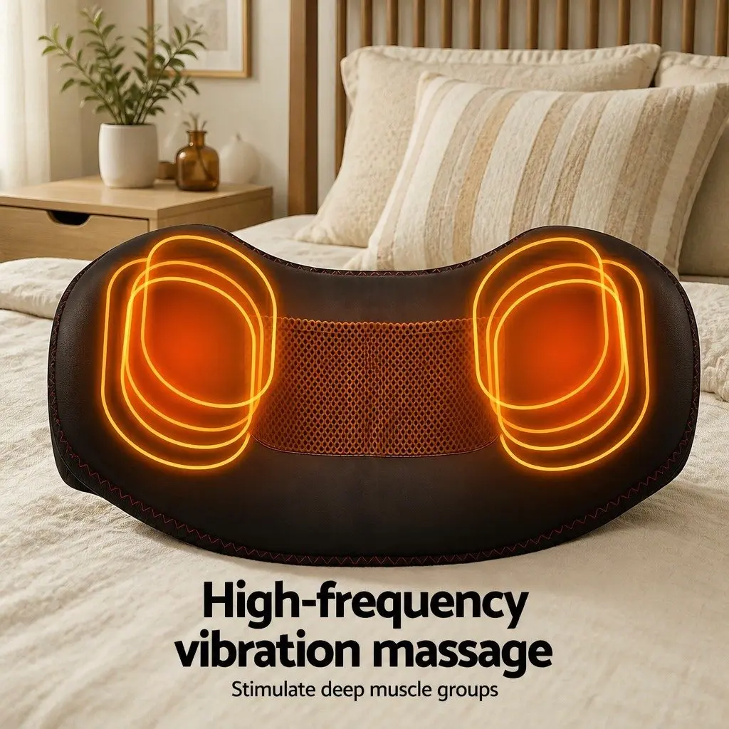 Lumbar Support Belt for Back Pain Relief with Airbag Traction Vibration and Heat 124cm