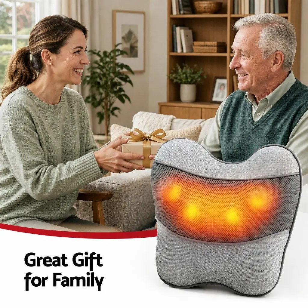 USB Neck and Back Massage Pillow