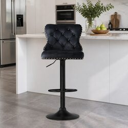 Specifications of the Adjustable Velvet Bar Stool