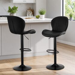 Specifications of 2 Adjustable Height Swivel Bar Stools