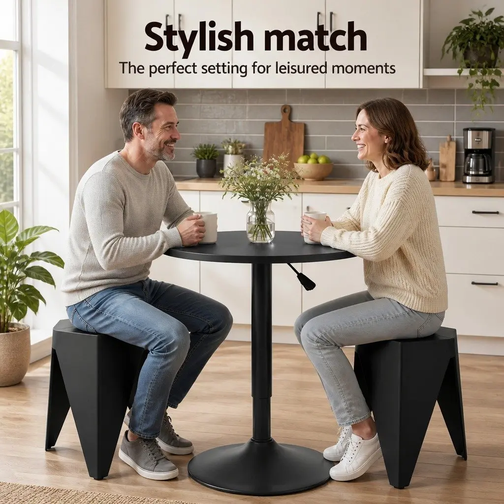 Bar Stools and Table Set 3-Piece
