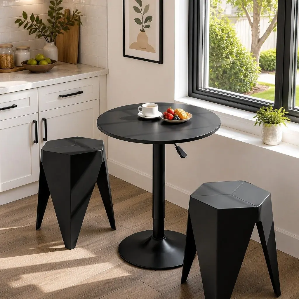 Bar Stools and Table Set 3-Piece