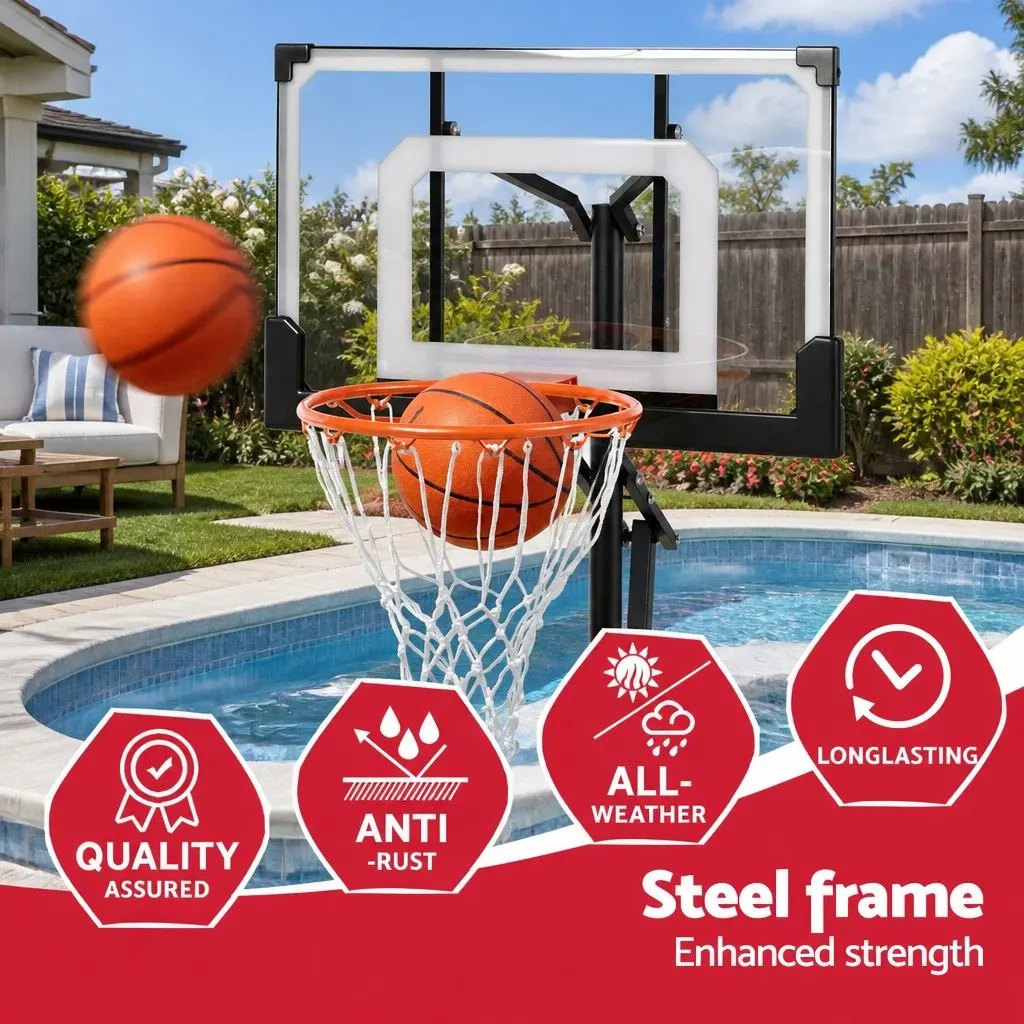 Adjustable Portable Basketball Goal System