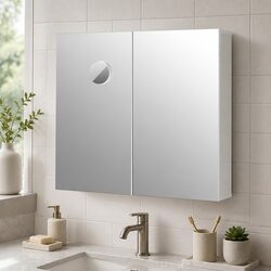 75CM Wall-Mounted Bathroom Mirror Cabinet Dimensions and Specs