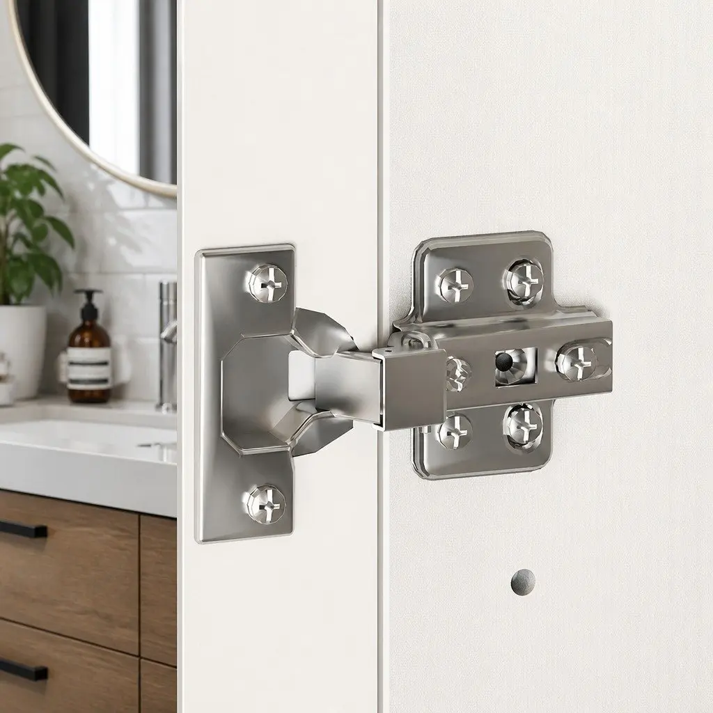 LED Bathroom Mirror Cabinet with 5X Magnification