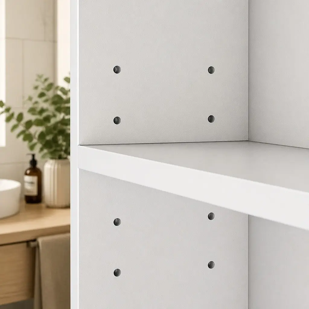 LED Bathroom Mirror Cabinet with 5X Magnification