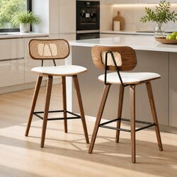 Bar Stools Set of 2: Dimensions, Materials & Features