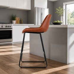 Detailed Specs for Bar Stools: Set of 2 in Brown