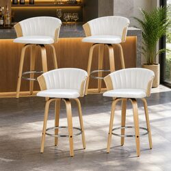 Specifications of Bar Stools Swivel Chairs Set of 4