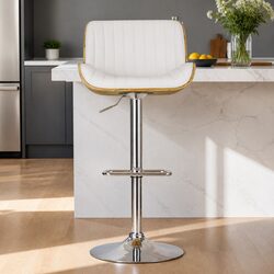 Dimensions and Specs of White Swivel Bar Stools