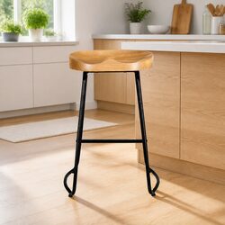 Bar Stools Set of 4: 65cm Height, Industrial Design