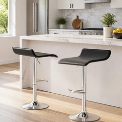 Adjustable Gas Lift Bar Stools Set of 2 - Specs Included