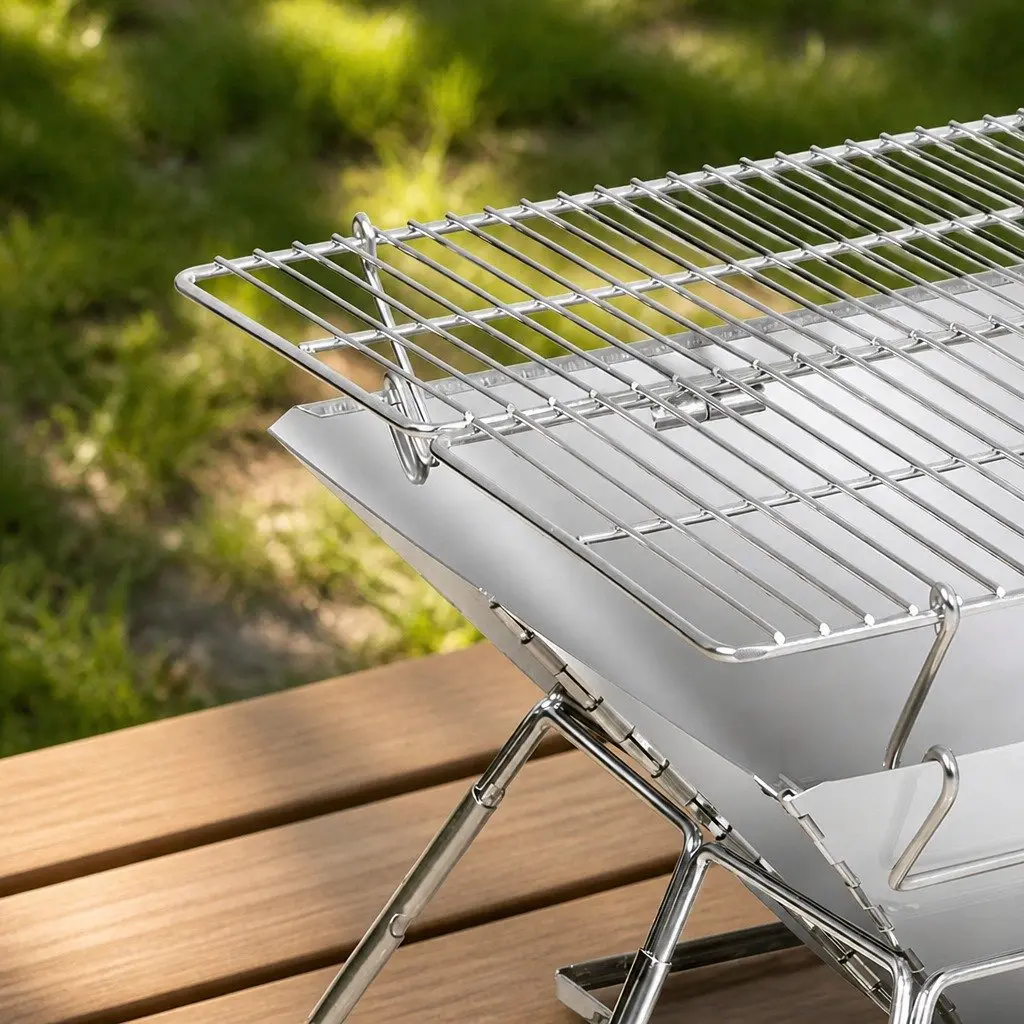 Portable Folding Charcoal BBQ Grill