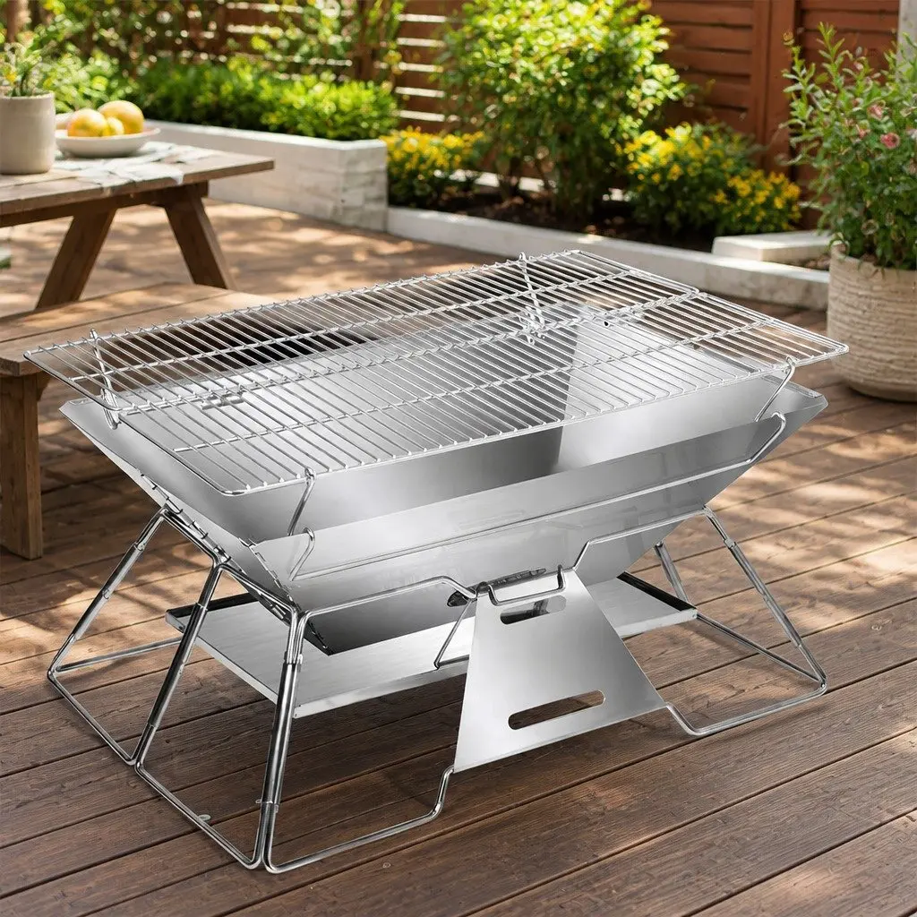 Portable Folding Charcoal BBQ Grill
